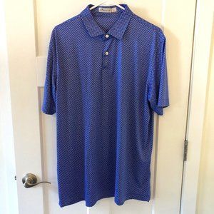 Peter Millar Featherweigth UPF 50+ Pink Flamingo Polo (Large)(Pre-Owned)